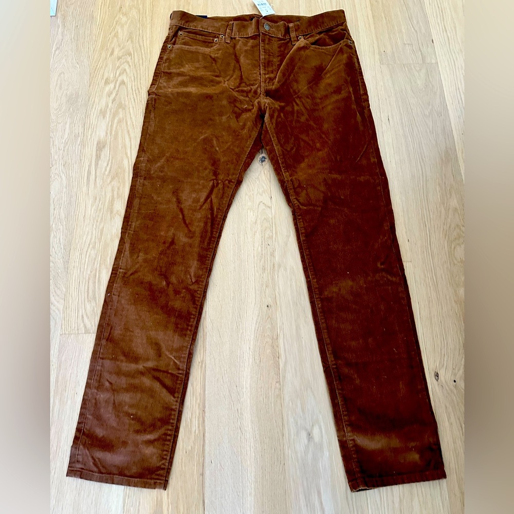 J. Crew Men's Brown Corduroy Pants